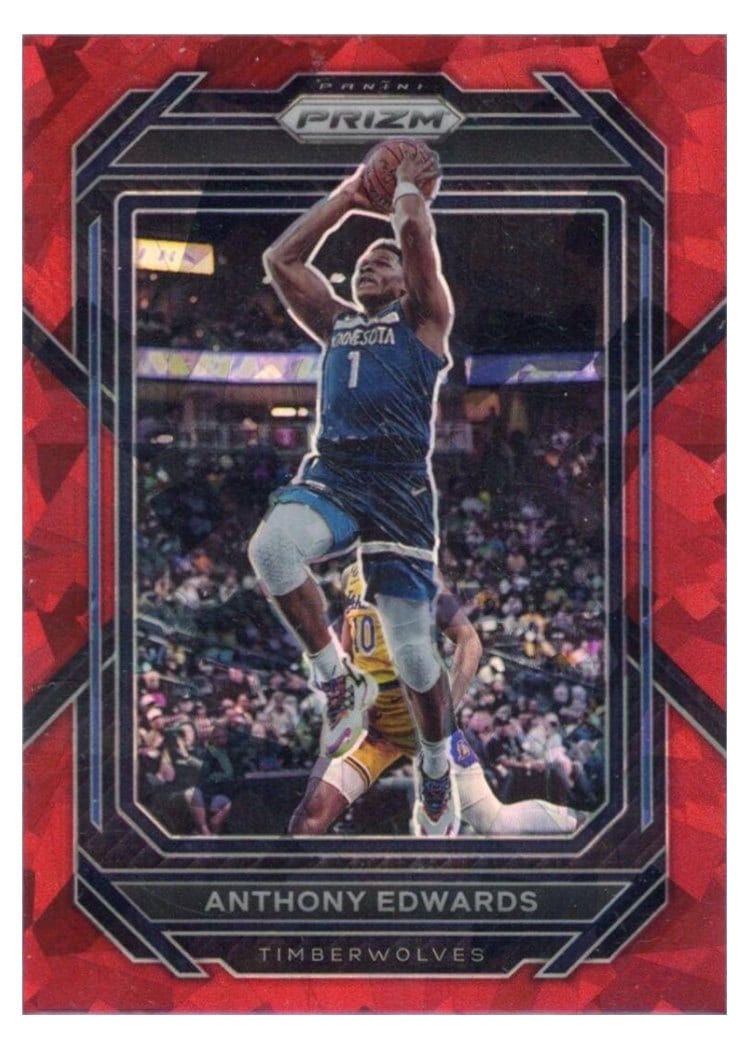 2023-24 Panini Prizm Base Set Anthony Edwards #108 card
