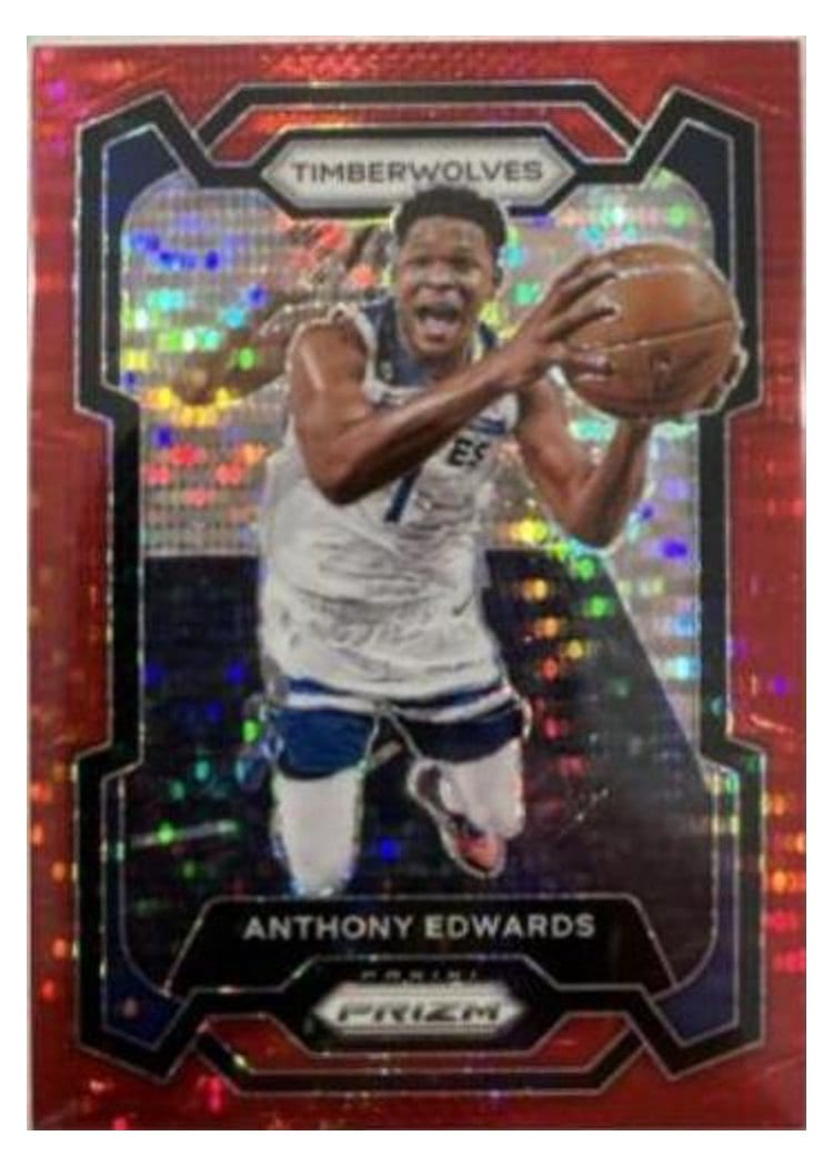 2023-24 Panini Prizm Base Set Anthony Edwards #108 card