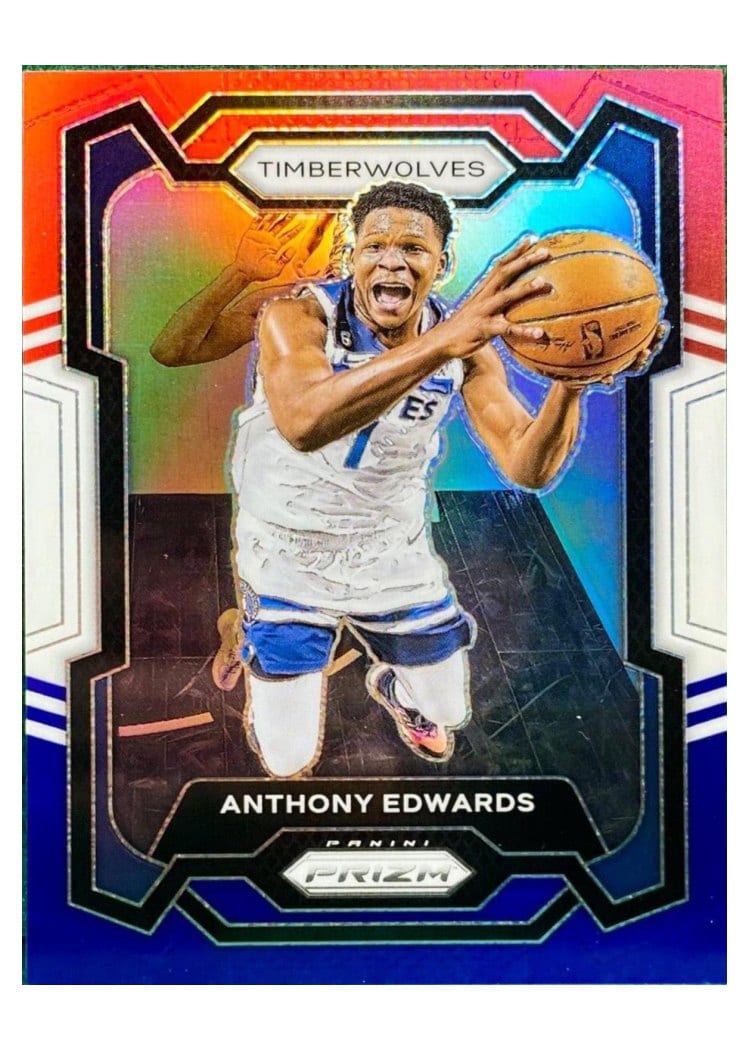 2023-24 Panini Prizm Base Set Anthony Edwards #108 card