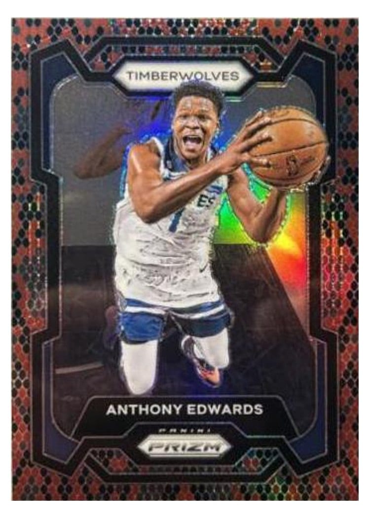 2023-24 Panini Prizm Base Set Anthony Edwards #108 card