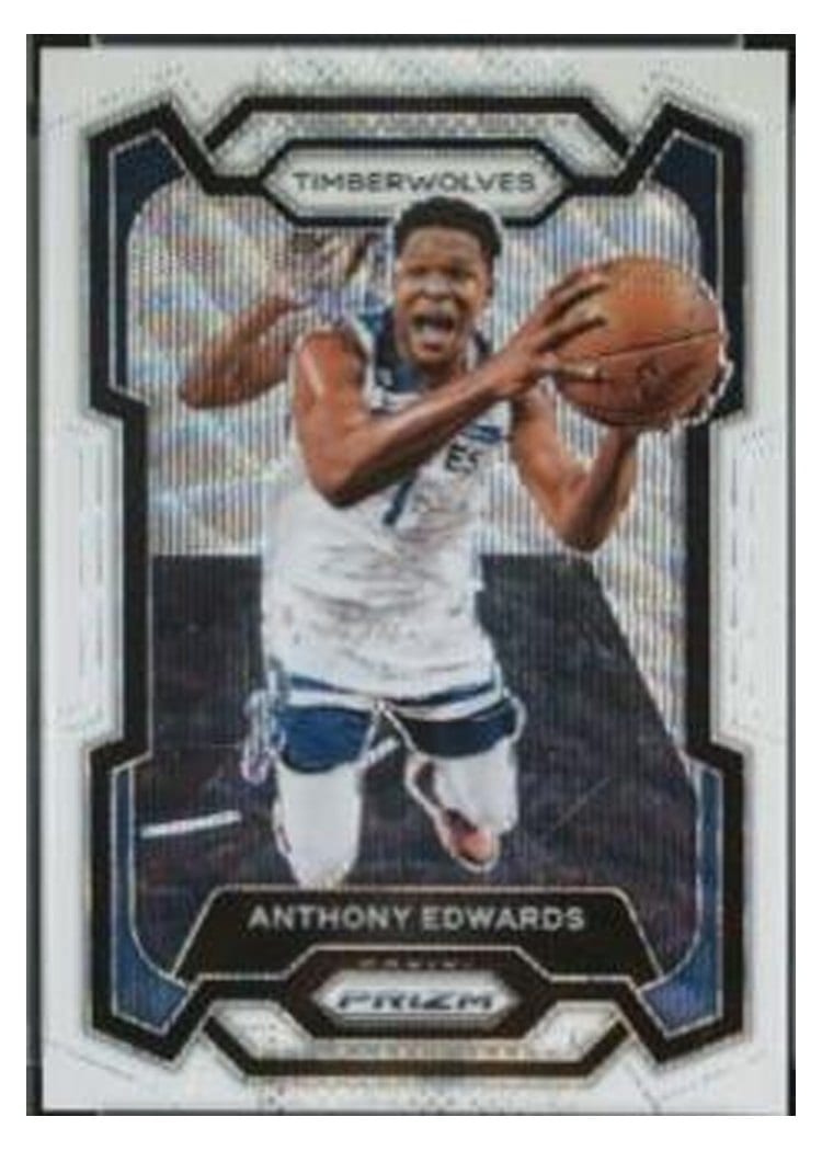 2023-24 Panini Prizm Base Set Anthony Edwards #108 card