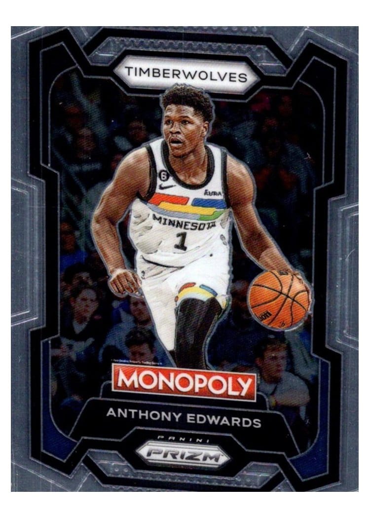 2023-24 Panini Prizm Monopoly Base Set Anthony Edwards #52 card