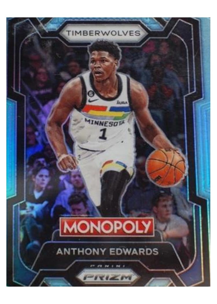 2023-24 Panini Prizm Monopoly Base Set Anthony Edwards #52 card
