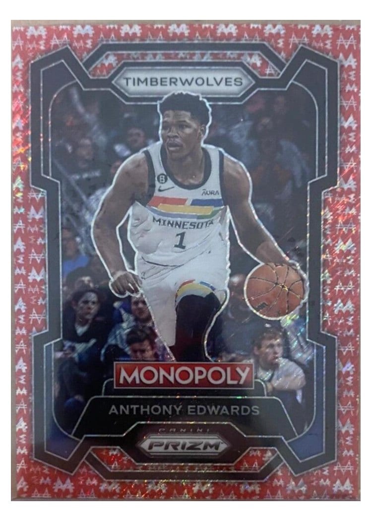 2023-24 Panini Prizm Monopoly Base Set Anthony Edwards #52 card