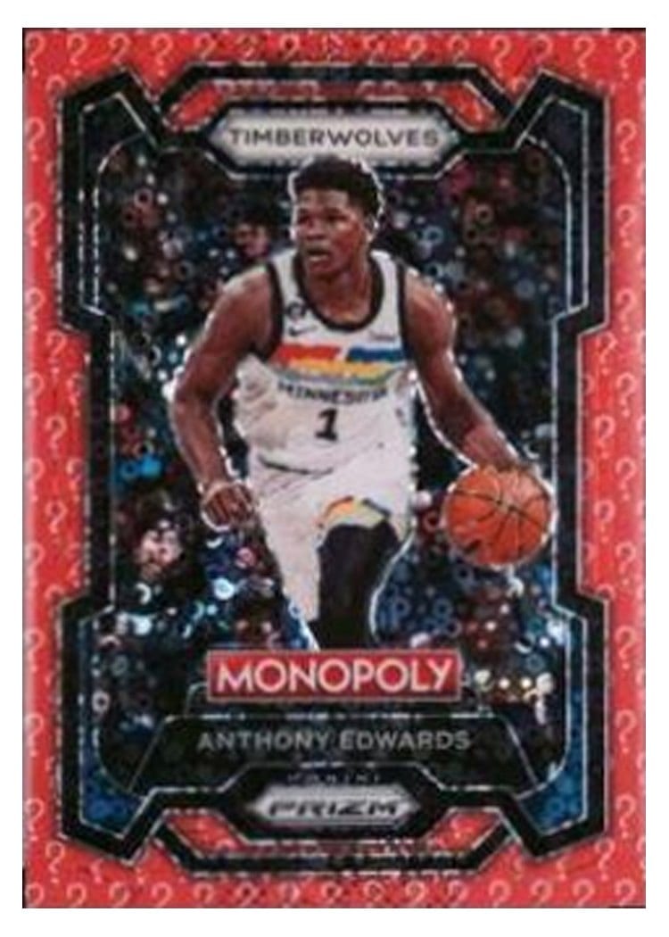 2023-24 Panini Prizm Monopoly Base Set Anthony Edwards #52 card