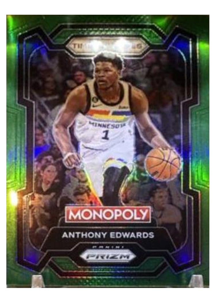 2023-24 Panini Prizm Monopoly Base Set Anthony Edwards #52 card