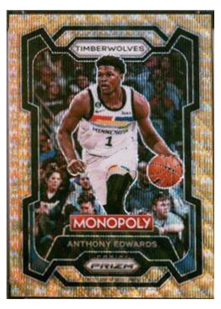 2023-24 Panini Prizm Monopoly Base Set Anthony Edwards #52 card
