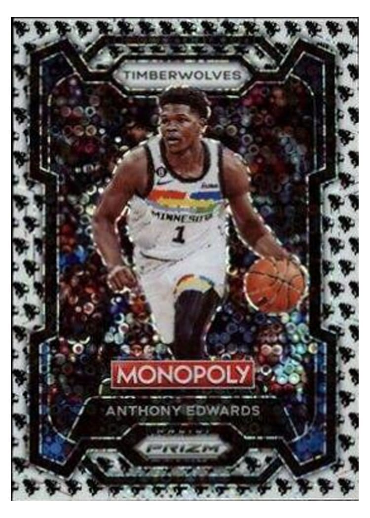 2023-24 Panini Prizm Monopoly Base Set Anthony Edwards #52 card