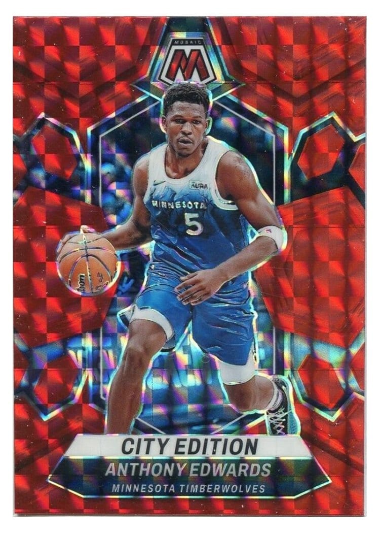 2023 Panini Mosaic Anthony Edwards #273 card
