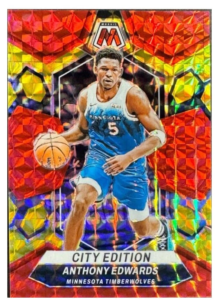 2023 Panini Mosaic Anthony Edwards #273 card