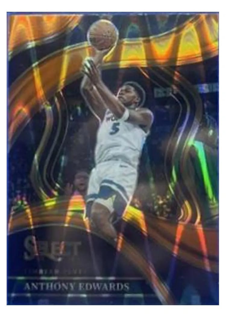 2023 Panini Select Anthony Edwards #237 card