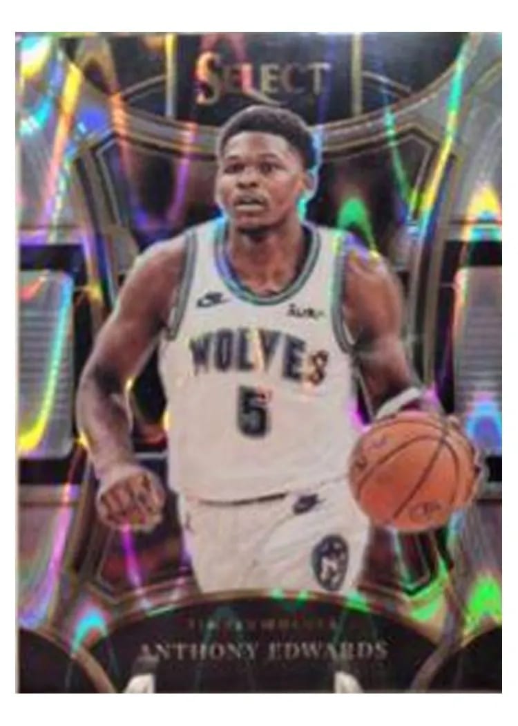 2023 Panini Select Anthony Edwards #364 card