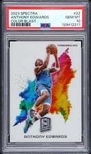 2023 Panini Spectra Color Blast Anthony Edwards #22 card