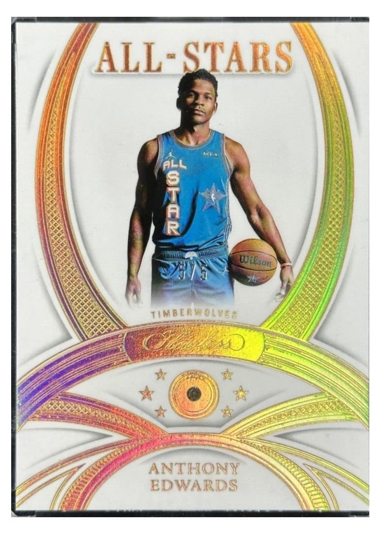 2024-25 Panini Flawless Base Gems Anthony Edwards #132 card