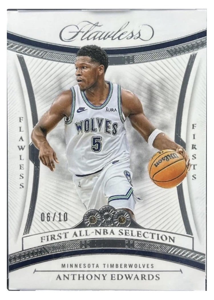 2024-25 Panini Flawless Base Gems Anthony Edwards #149 card