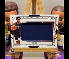 2024-25 Panini National Treasures Hardwood Graphs Anthony Edwards #9 card