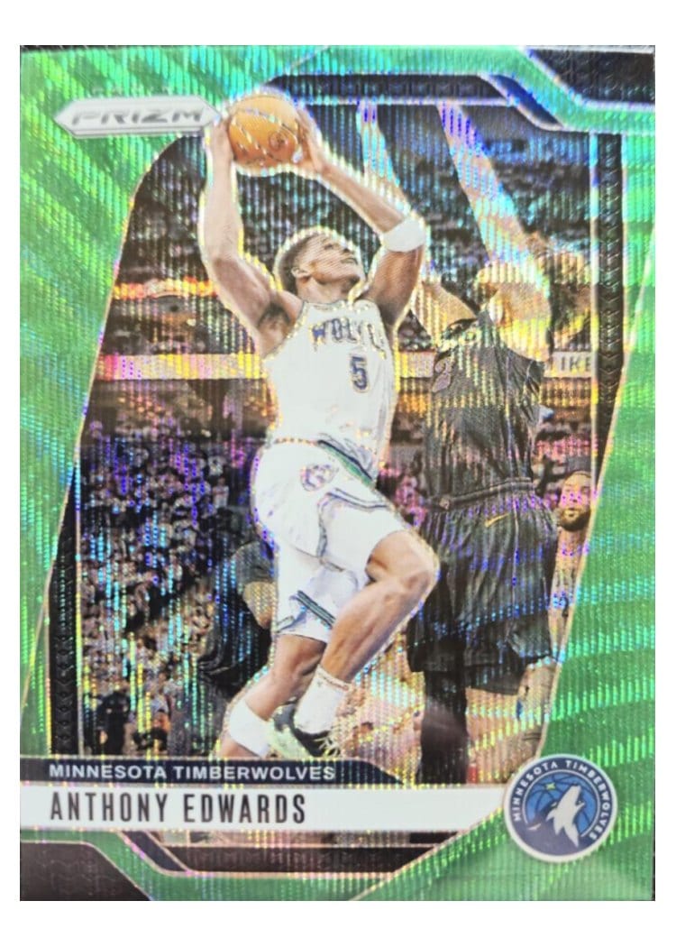 2024-25 Panini Prizm Base Set Anthony Edwards #100 card