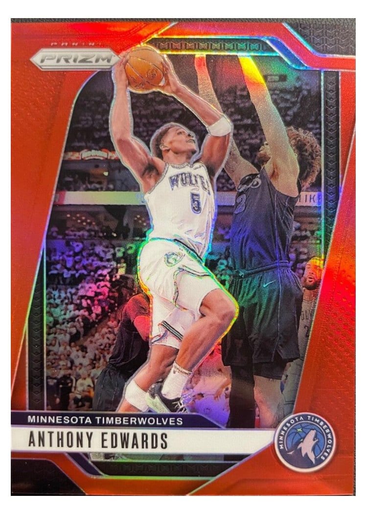2024-25 Panini Prizm Base Set Anthony Edwards #100 card