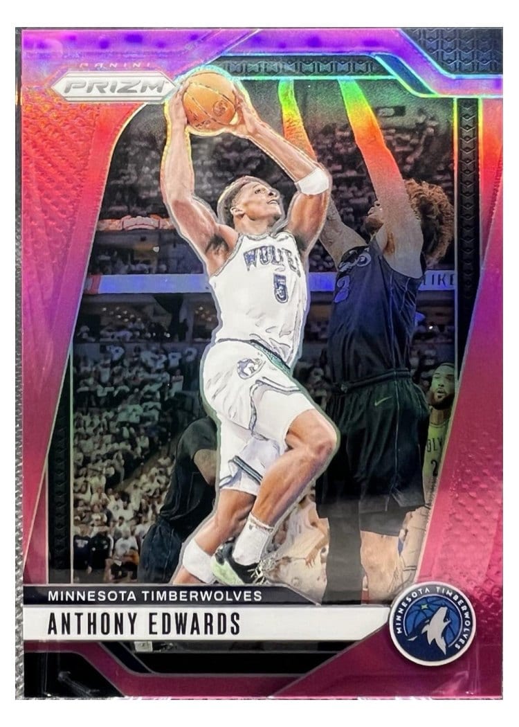 2024-25 Panini Prizm Base Set Anthony Edwards #100 card