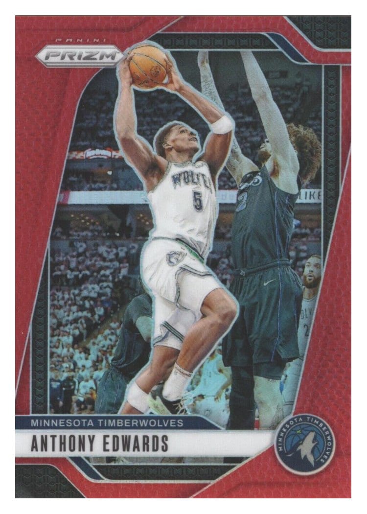 2024-25 Panini Prizm Base Set Anthony Edwards #100 card