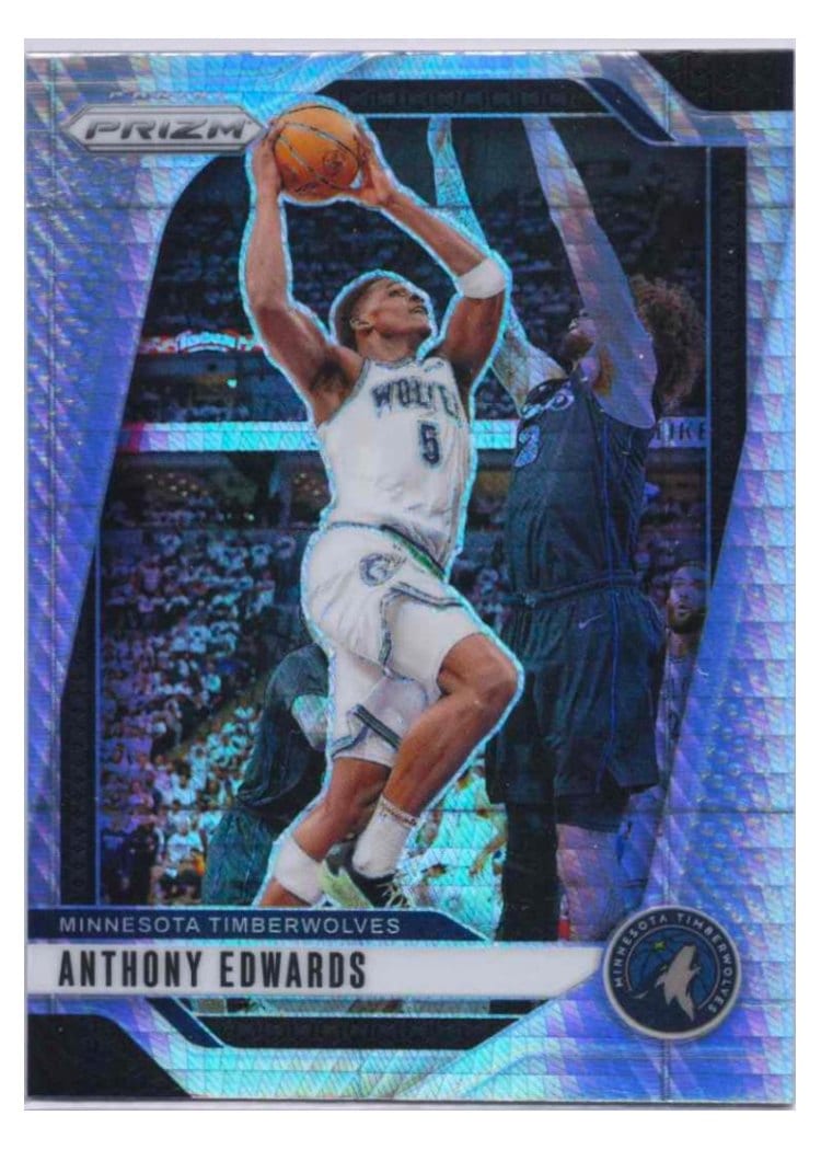 2024-25 Panini Prizm Base Set Anthony Edwards #100 card
