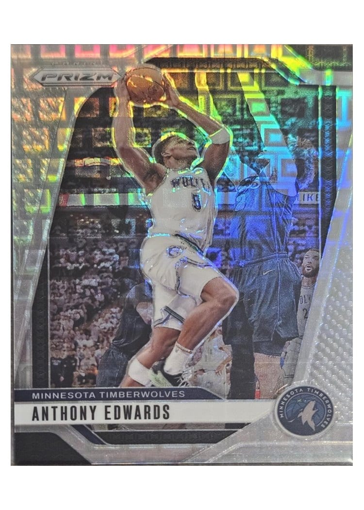 2024-25 Panini Prizm Base Set Anthony Edwards #100 card