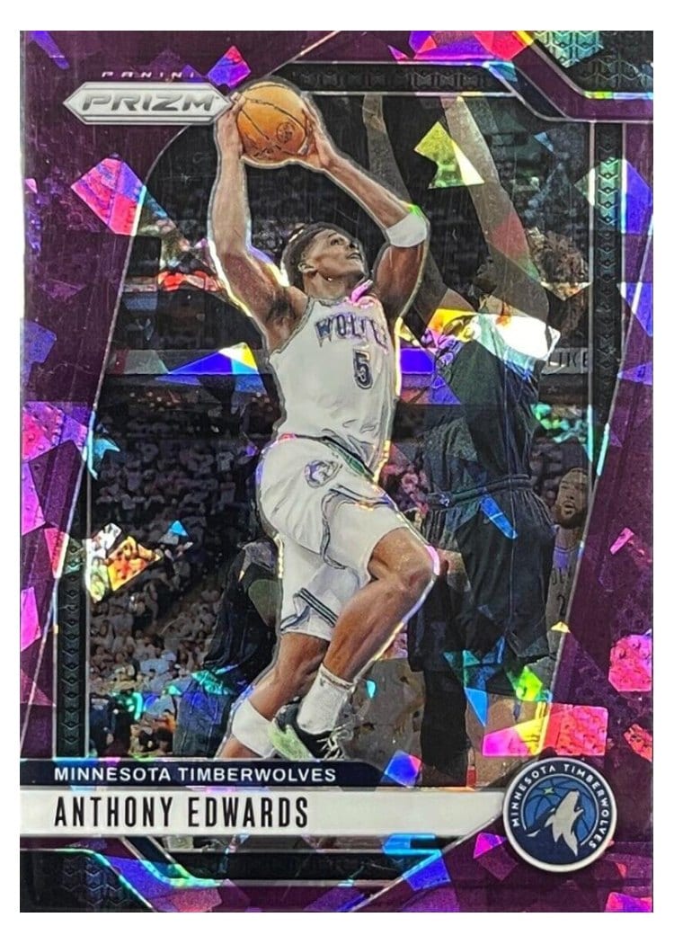 2024-25 Panini Prizm Base Set Anthony Edwards #100 card
