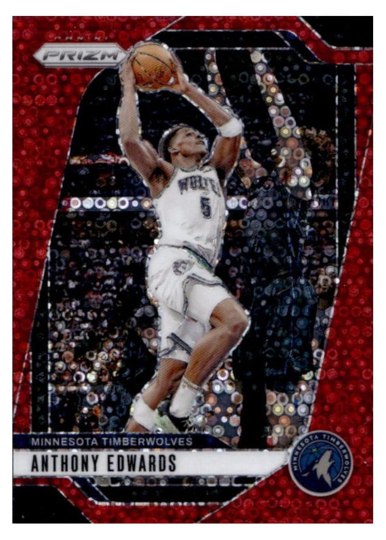 2024-25 Panini Prizm Base Set Anthony Edwards #100 card