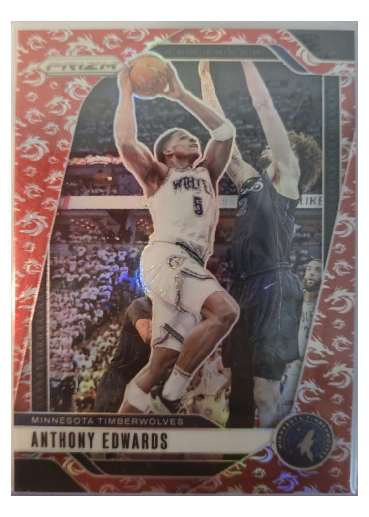 2024-25 Panini Prizm Base Set Anthony Edwards #100 card