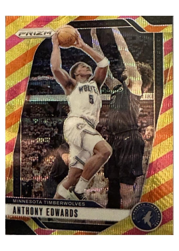 2024-25 Panini Prizm Base Set Anthony Edwards #100 card