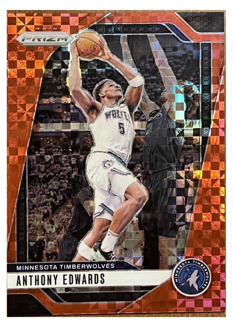 2024-25 Panini Prizm Base Set Anthony Edwards #100 card