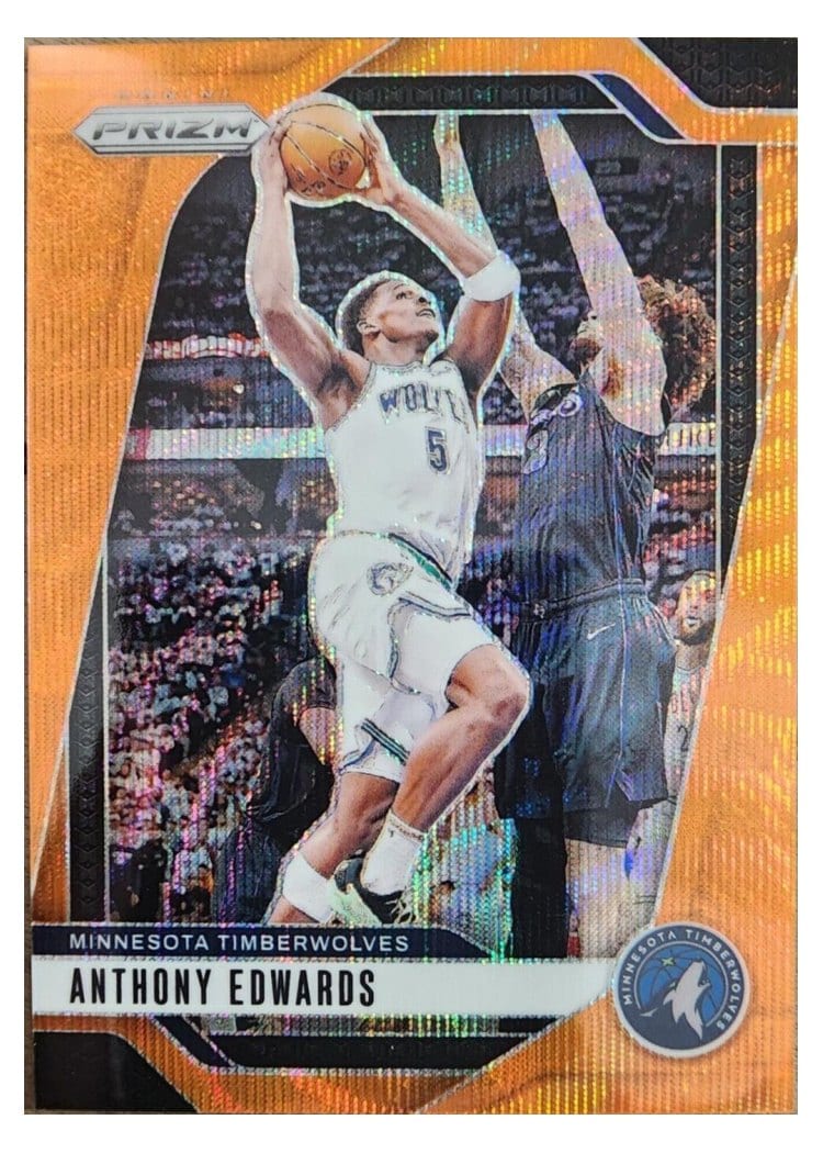 2024-25 Panini Prizm Base Set Anthony Edwards #100 card