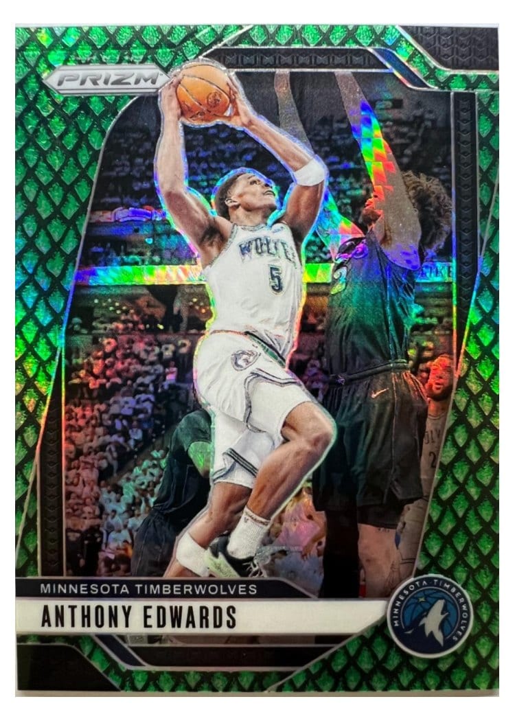 2024-25 Panini Prizm Base Set Anthony Edwards #100 card