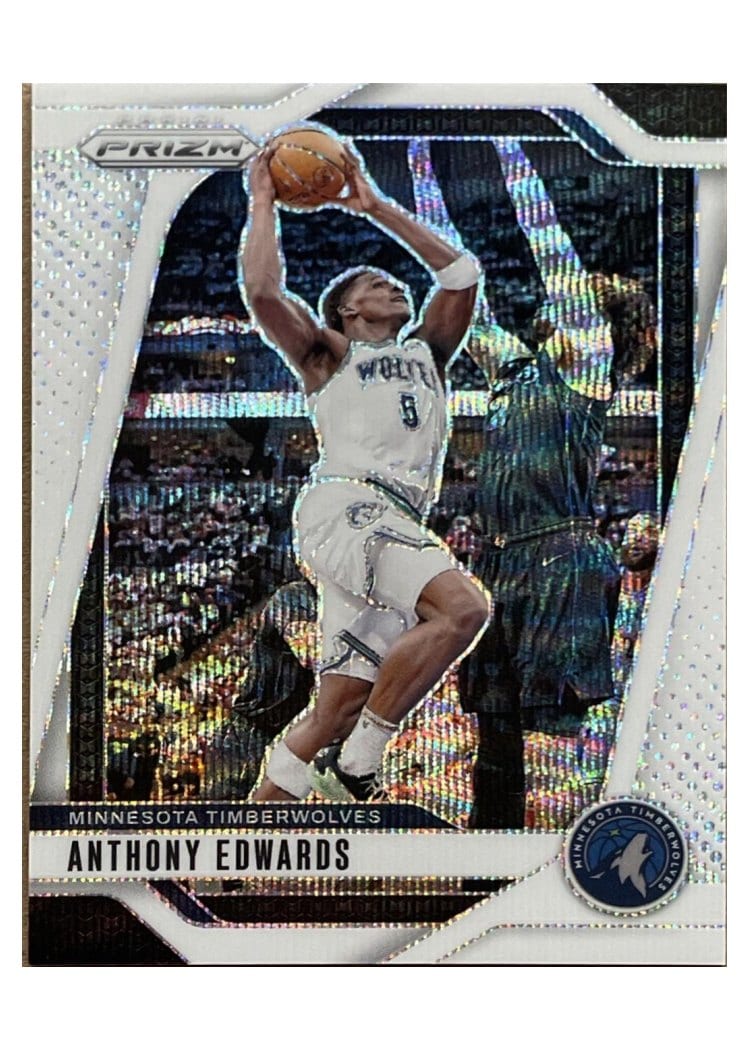 2024-25 Panini Prizm Base Set Anthony Edwards #100 card