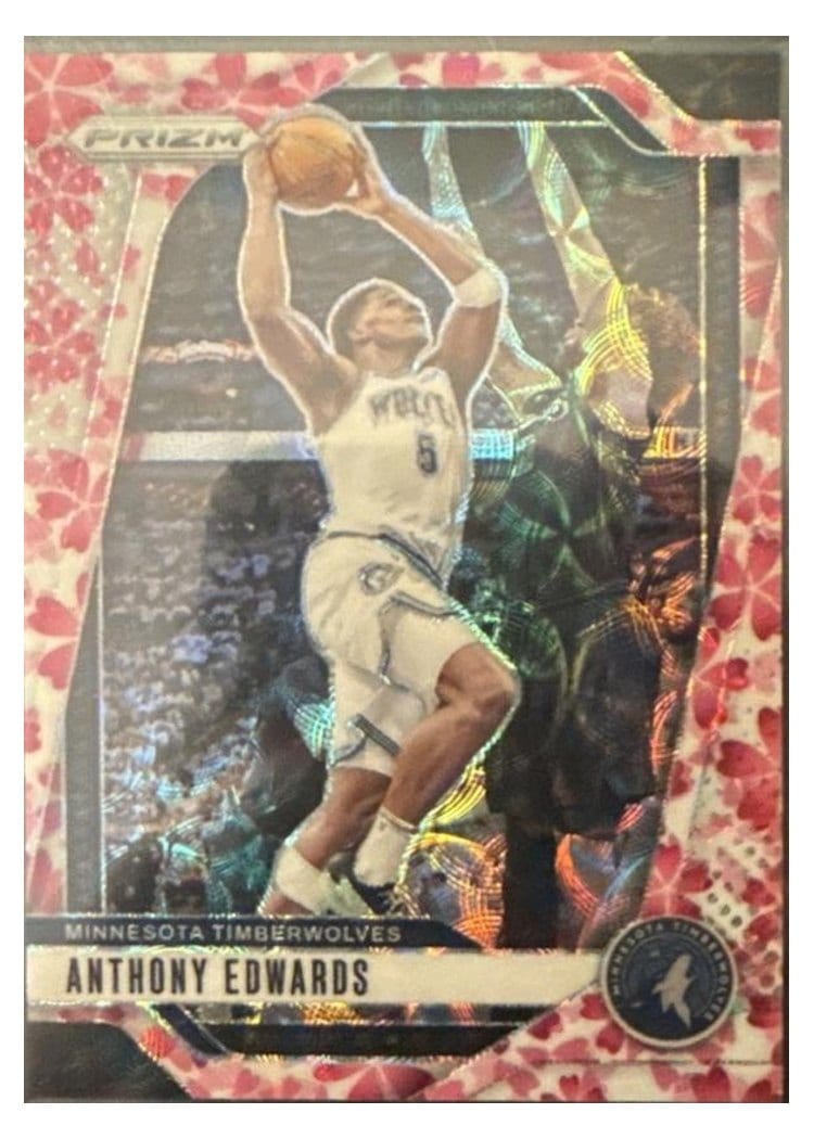 2024-25 Panini Prizm Base Set Anthony Edwards #100 card