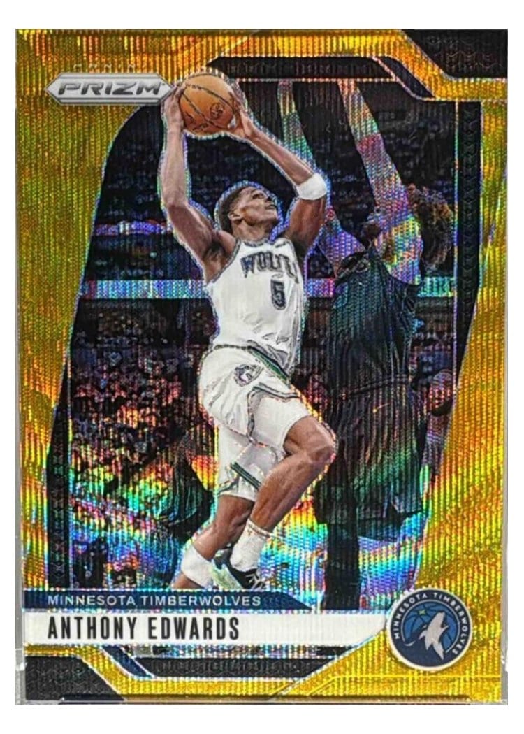 2024-25 Panini Prizm Base Set Anthony Edwards #100 card