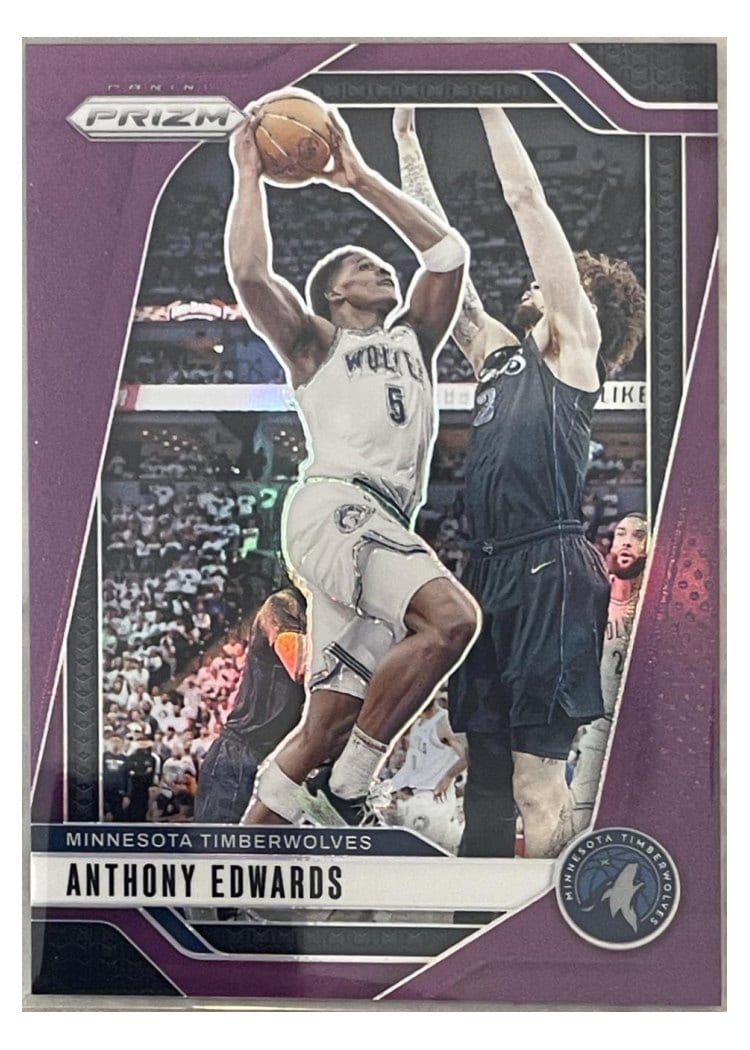 2024-25 Panini Prizm Base Set Anthony Edwards #100 card