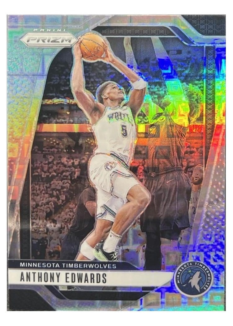 2024-25 Panini Prizm Base Set Anthony Edwards #100 card