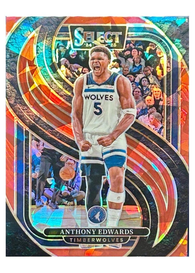 2024-25 Panini Select Base Set Anthony Edwards #130 card