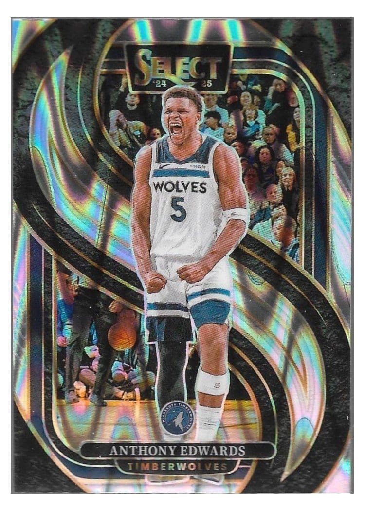 2024-25 Panini Select Base Set Anthony Edwards #130 card