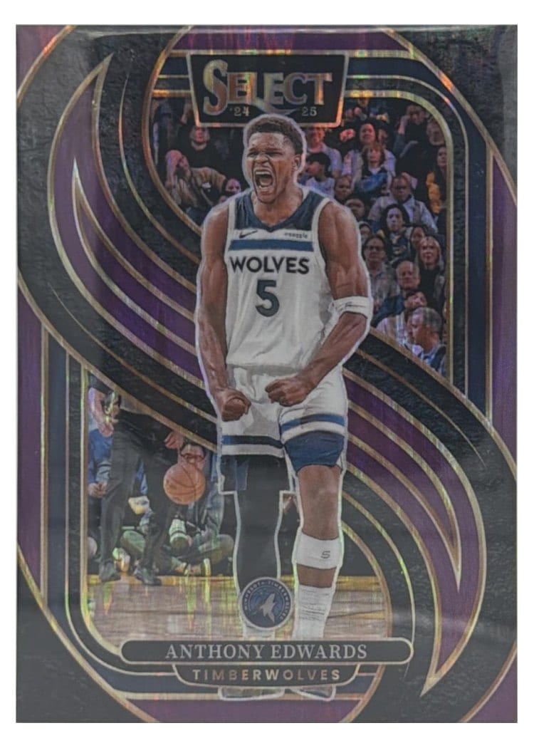 2024-25 Panini Select Base Set Anthony Edwards #130 card