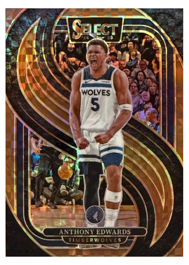 2024-25 Panini Select Base Set Anthony Edwards #130 card