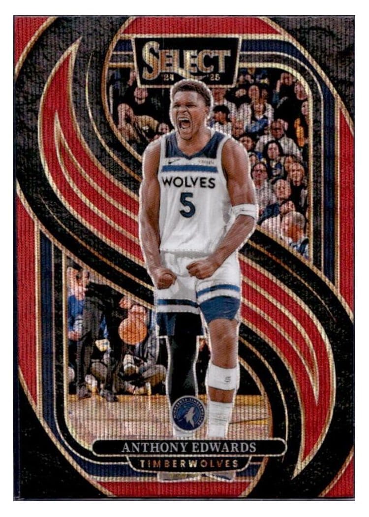 2024-25 Panini Select Base Set Anthony Edwards #130 card