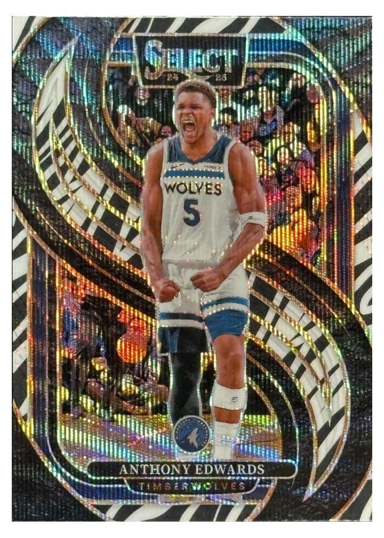 2024-25 Panini Select Base Set Anthony Edwards #130 card