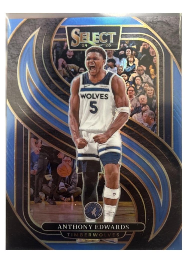2024-25 Panini Select Base Set Anthony Edwards #130 card