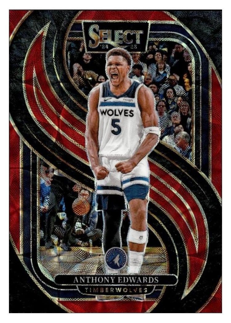 2024-25 Panini Select Base Set Anthony Edwards #130 card