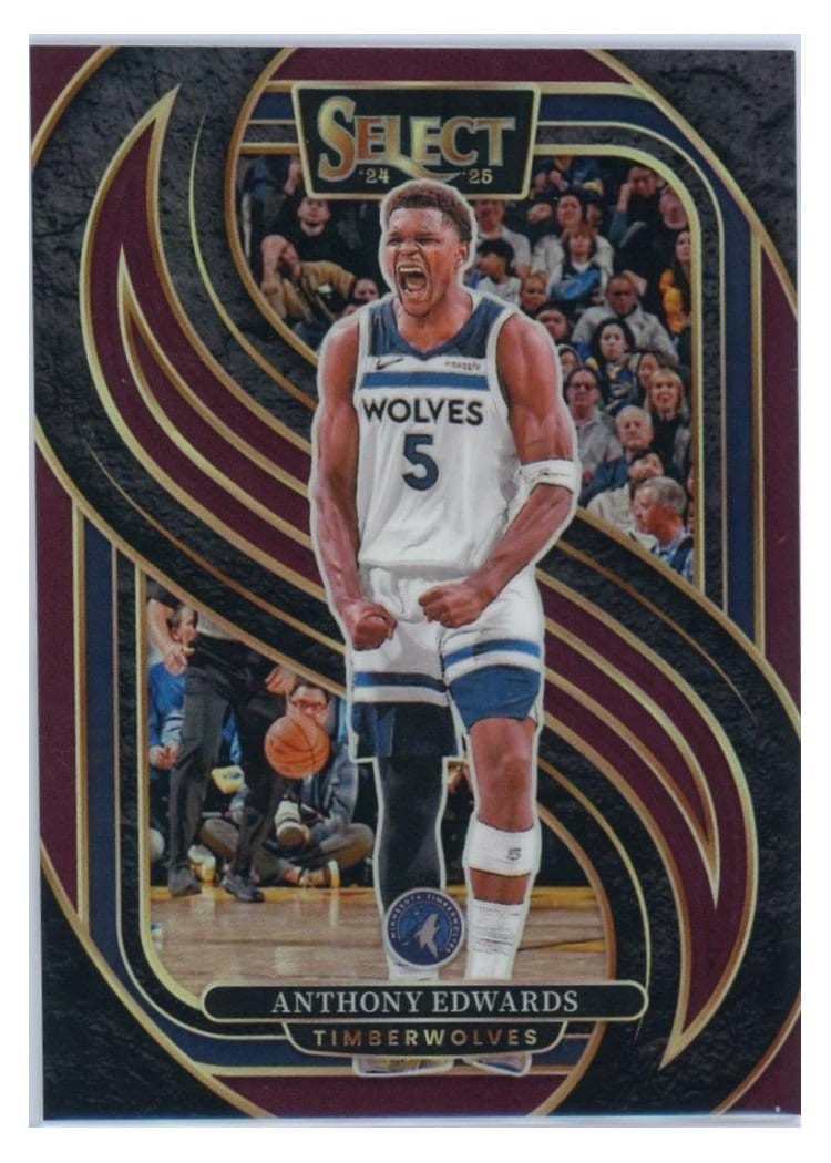 2024-25 Panini Select Base Set Anthony Edwards #130 card