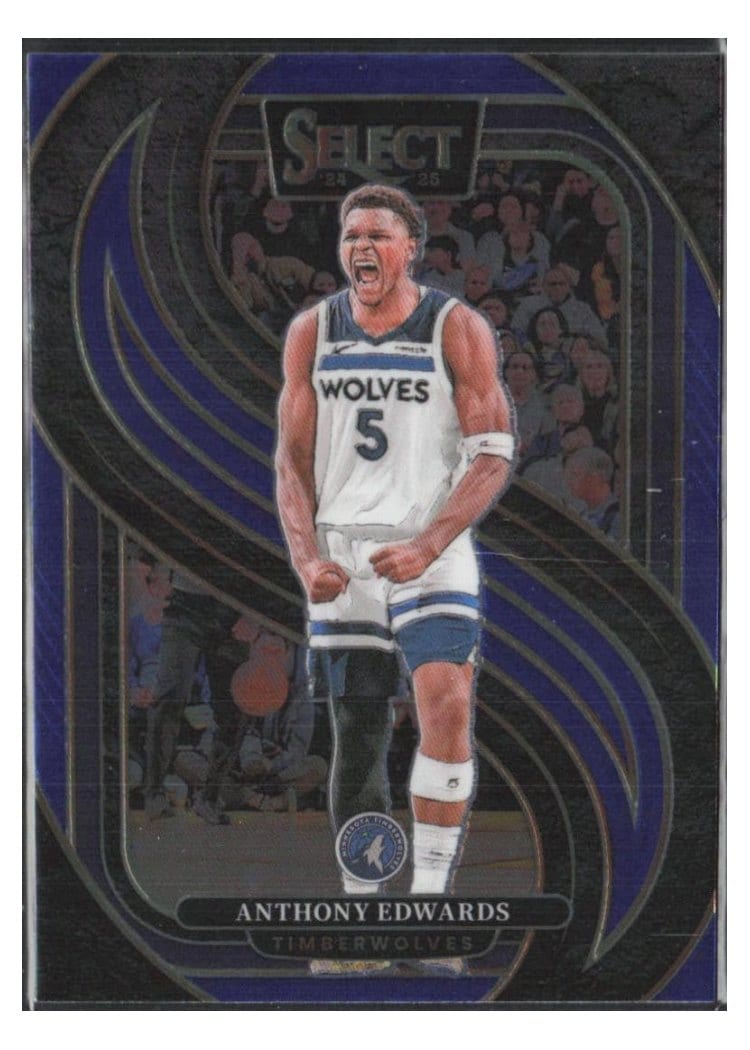 2024-25 Panini Select Base Set Anthony Edwards #130 card