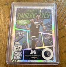 2025-26 Topps Comic Court Anthony Edwards #CC-15 card