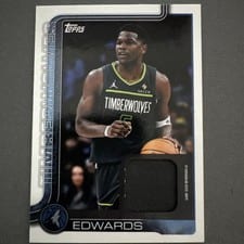 2025-26 Topps Flagship Real One Relics Anthony Edwards #FRO-AE